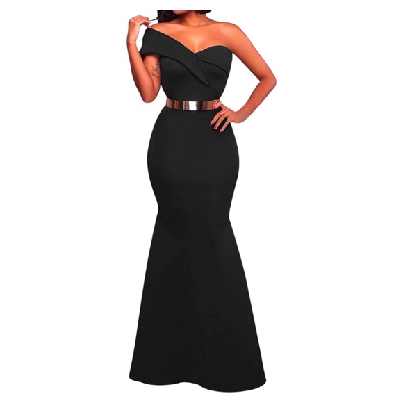 Mayfasey One-Shoulder Mermaid Gown - Picture 1 of 14